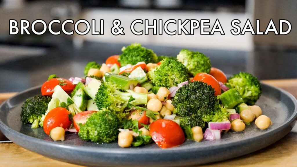 Chopped Broccoli & Chickpea Salad