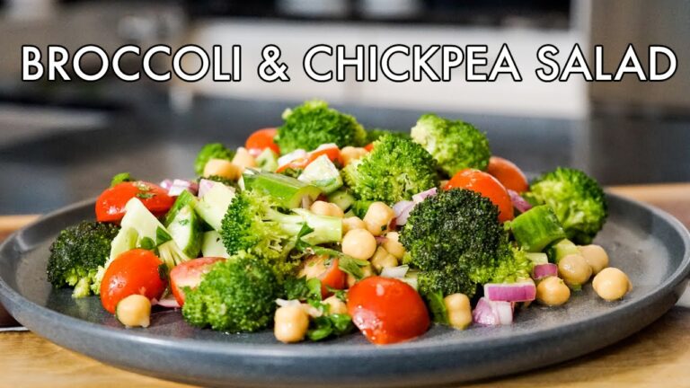 Chopped Broccoli & Chickpea Salad